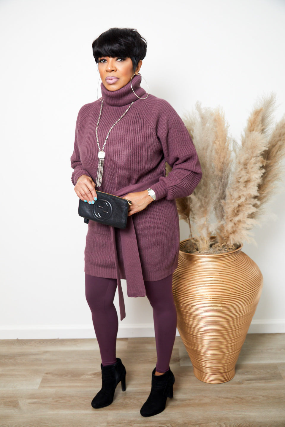 Eggplant Sweater/Dress Legging Set – MiMi-Michelle Boutique Eggplant Sweater/Dress Legging Set – MiMi-Michelle Boutique